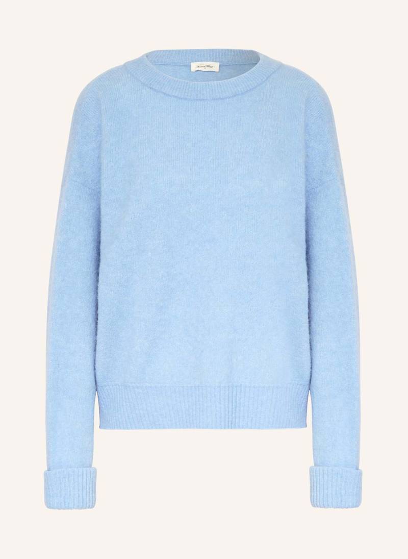 American Vintage Pullover Vitow Mit Alpaka blau von American vintage