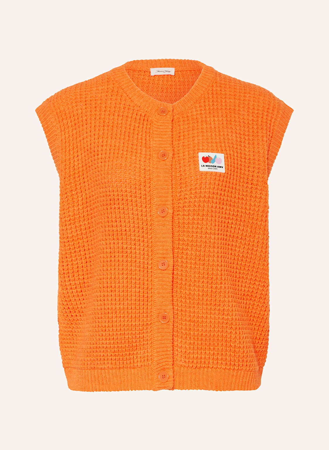 American Vintage Strickweste Crashway orange American Vintage Strickweste Crashway orange von American vintage