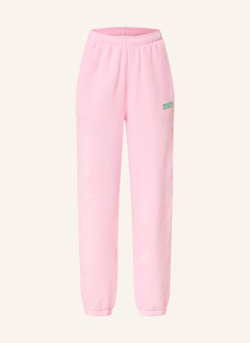American Vintage Sweatpants Izubird pink von American vintage