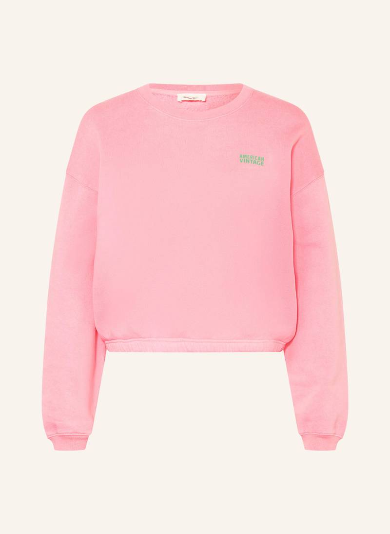 American Vintage Sweatshirt Izubird pink von American vintage