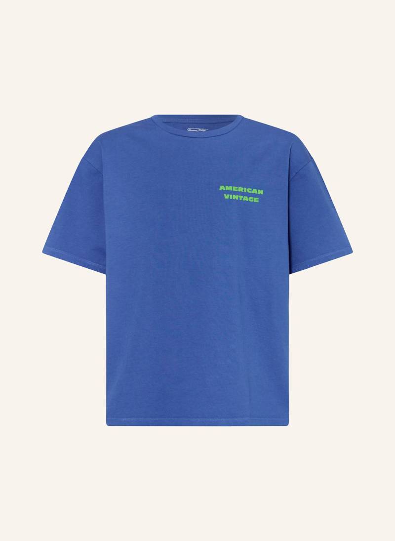 American Vintage T-Shirt Fizvalley blau von American vintage