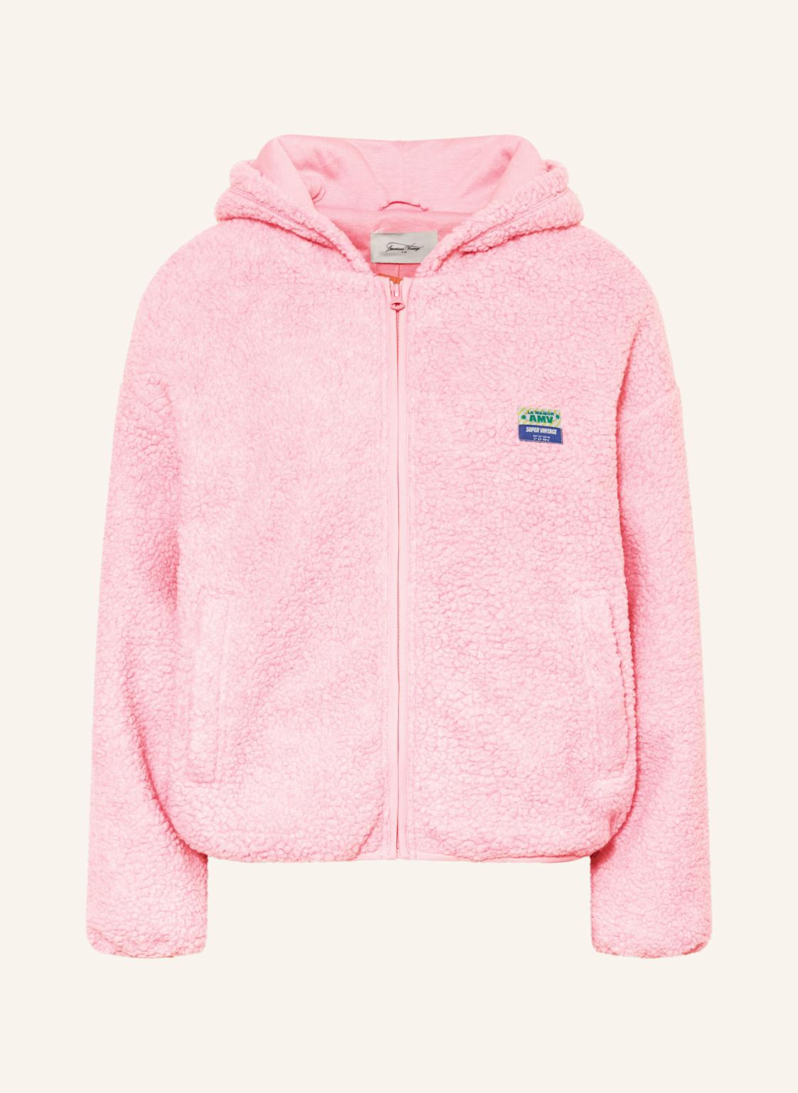 American Vintage Teddyfell-Jacke Hoktown pink American Vintage Teddyfell-Jacke Hoktown pink von American vintage