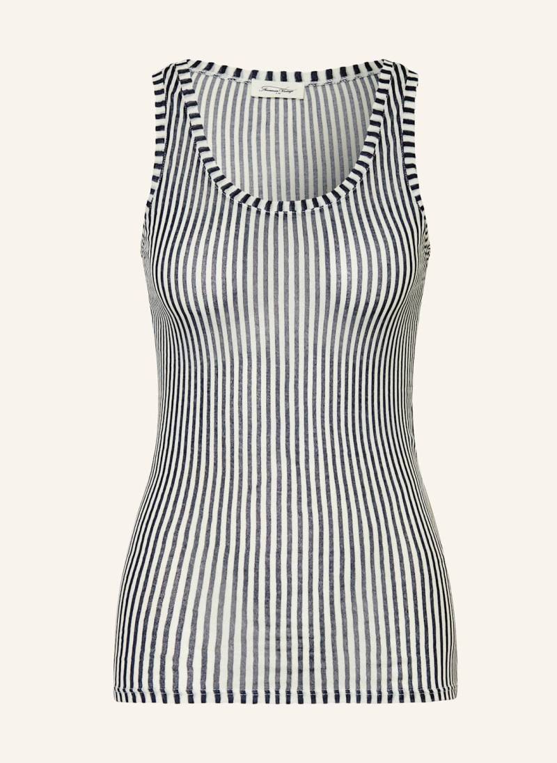 American Vintage Top Massachusetts blau von American vintage
