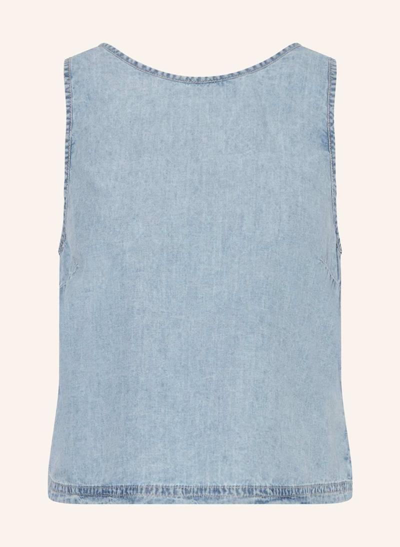 American Vintage Top Paybou In Jeansoptik blau von American vintage