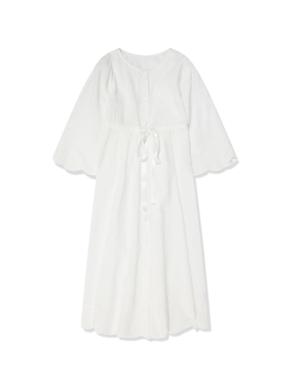 Amiki Anetta broderie-anglaise nightdress - White von Amiki