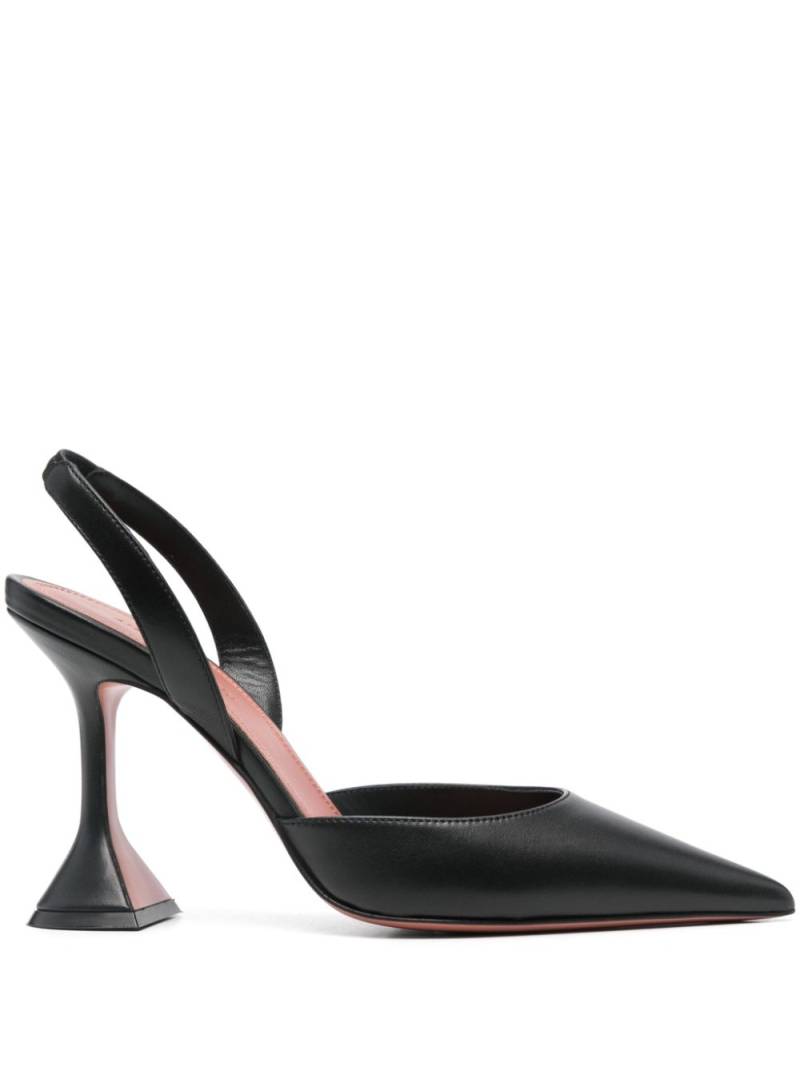 Amina Muaddi 100mm Begum slingback pumps - Black von Amina Muaddi