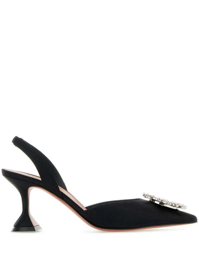 Amina Muaddi 70mm Begum slingback pumps - Black von Amina Muaddi