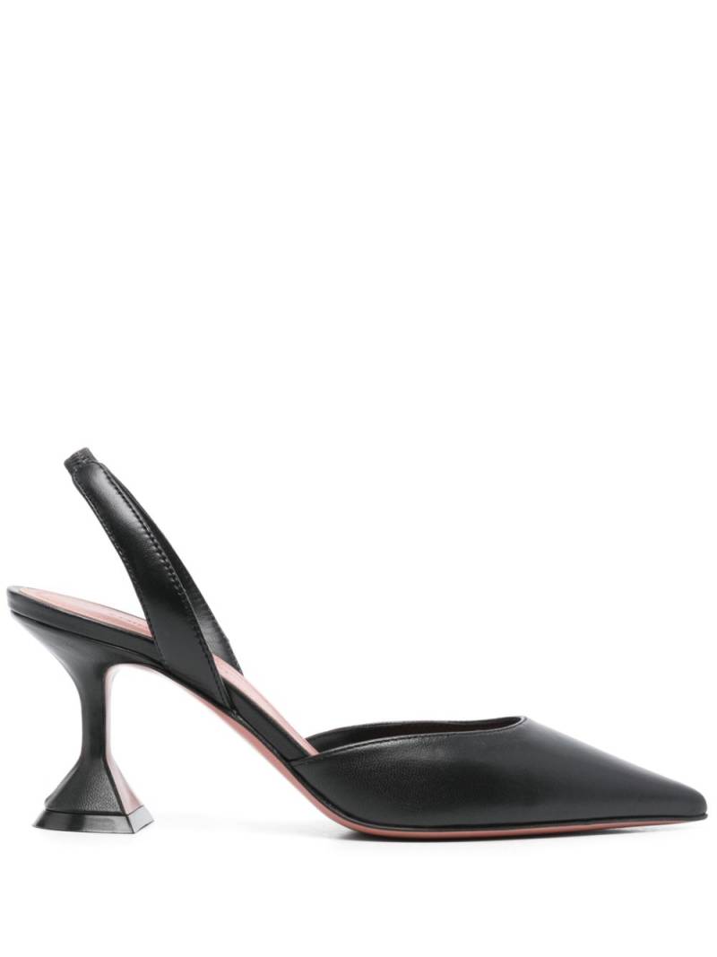 Amina Muaddi 70mm Holli slingback pumps - Black von Amina Muaddi