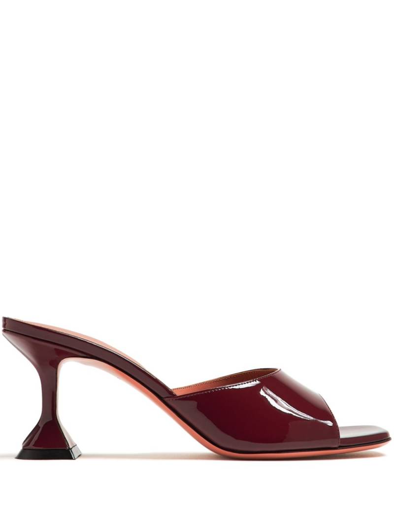 Amina Muaddi 70mm Lupita mules - Red von Amina Muaddi