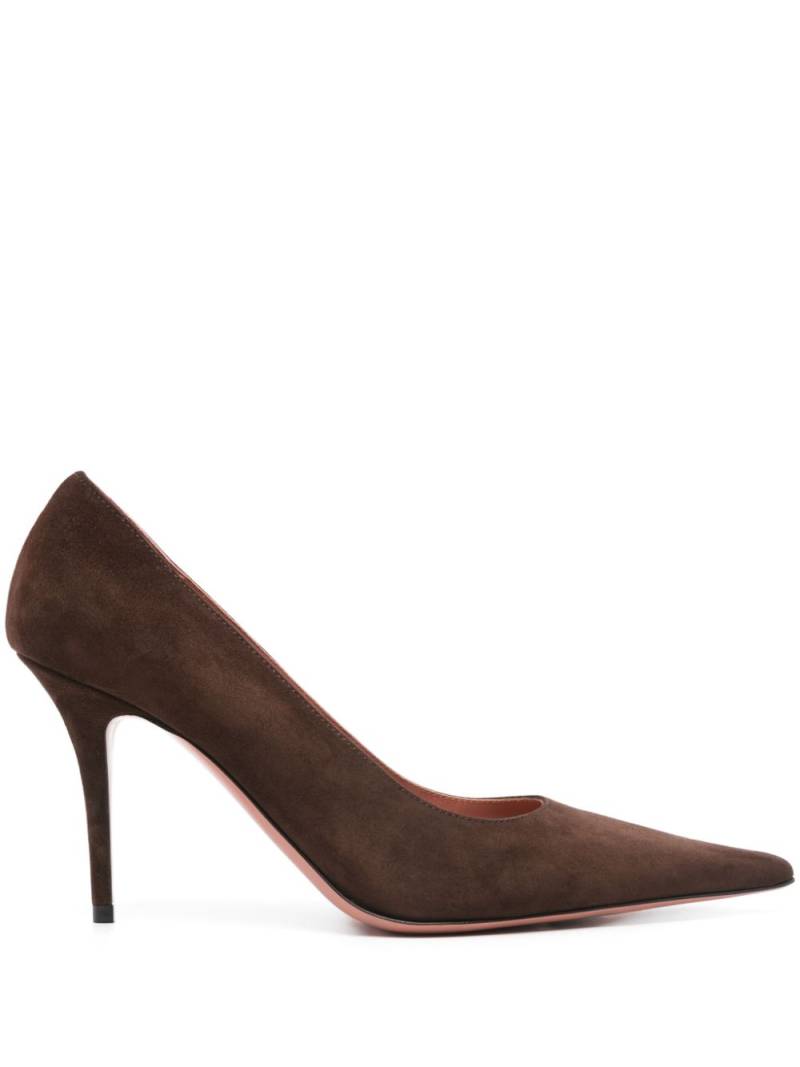 Amina Muaddi 90mm Barbara pumps - Brown von Amina Muaddi