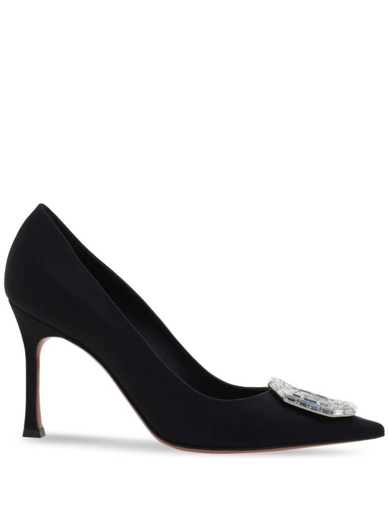 Amina Muaddi 90mm Camelia pumps - Black von Amina Muaddi