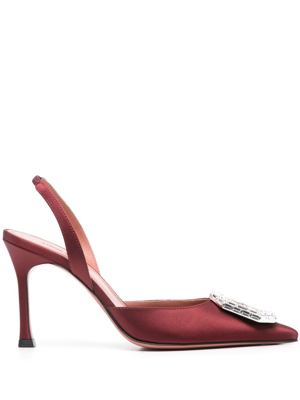 Amina Muaddi 90mm Camelia slingback pumps - Red von Amina Muaddi