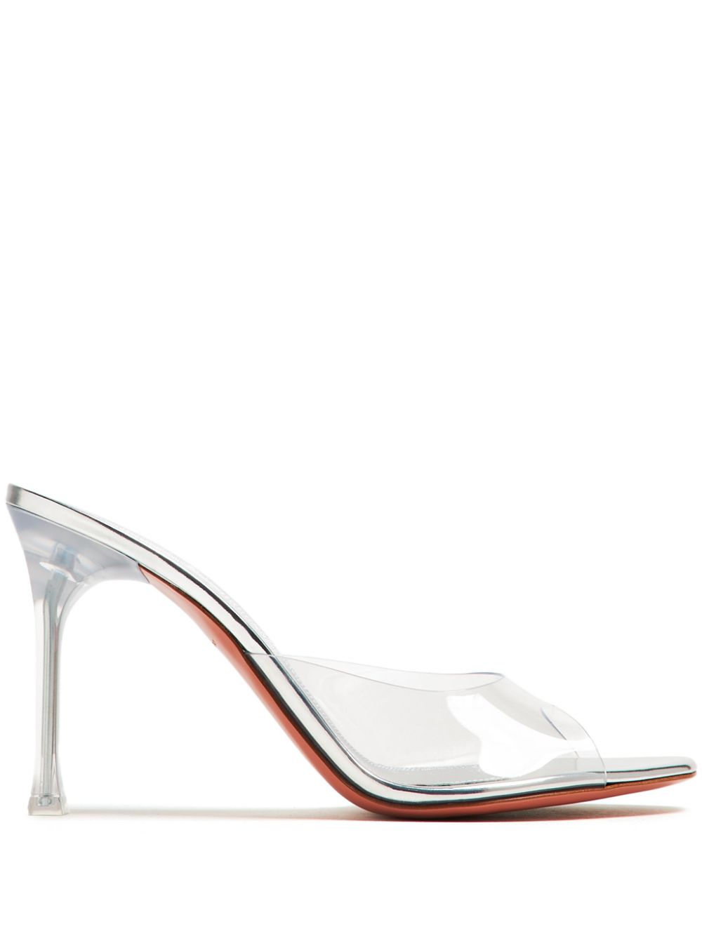 Amina Muaddi 95mm Alexa mules - Silver von Amina Muaddi