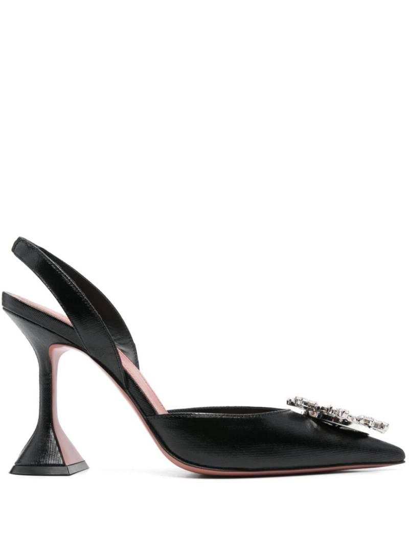 Amina Muaddi 95mm Begum pumps - Black von Amina Muaddi