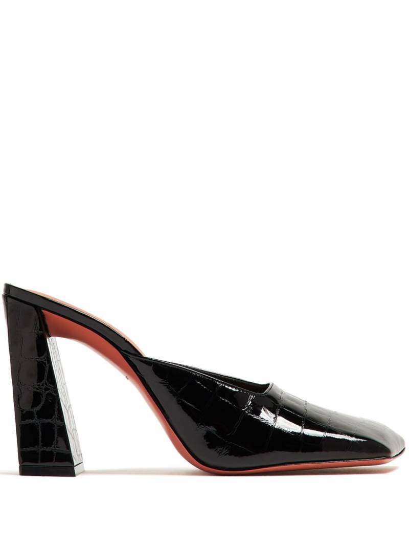 Amina Muaddi 95mm Charlotte mules - Black von Amina Muaddi