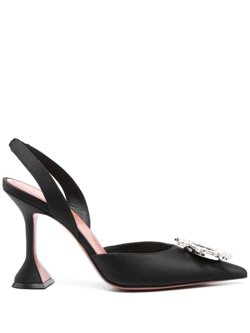 Amina Muaddi Begum Sling 105mm pumps - Black von Amina Muaddi