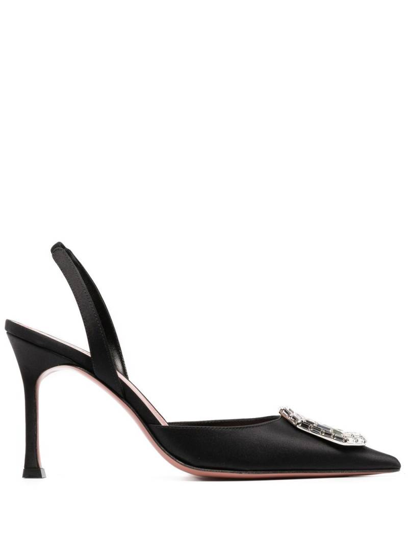 Amina Muaddi Camelia 90mm pumps - Black von Amina Muaddi