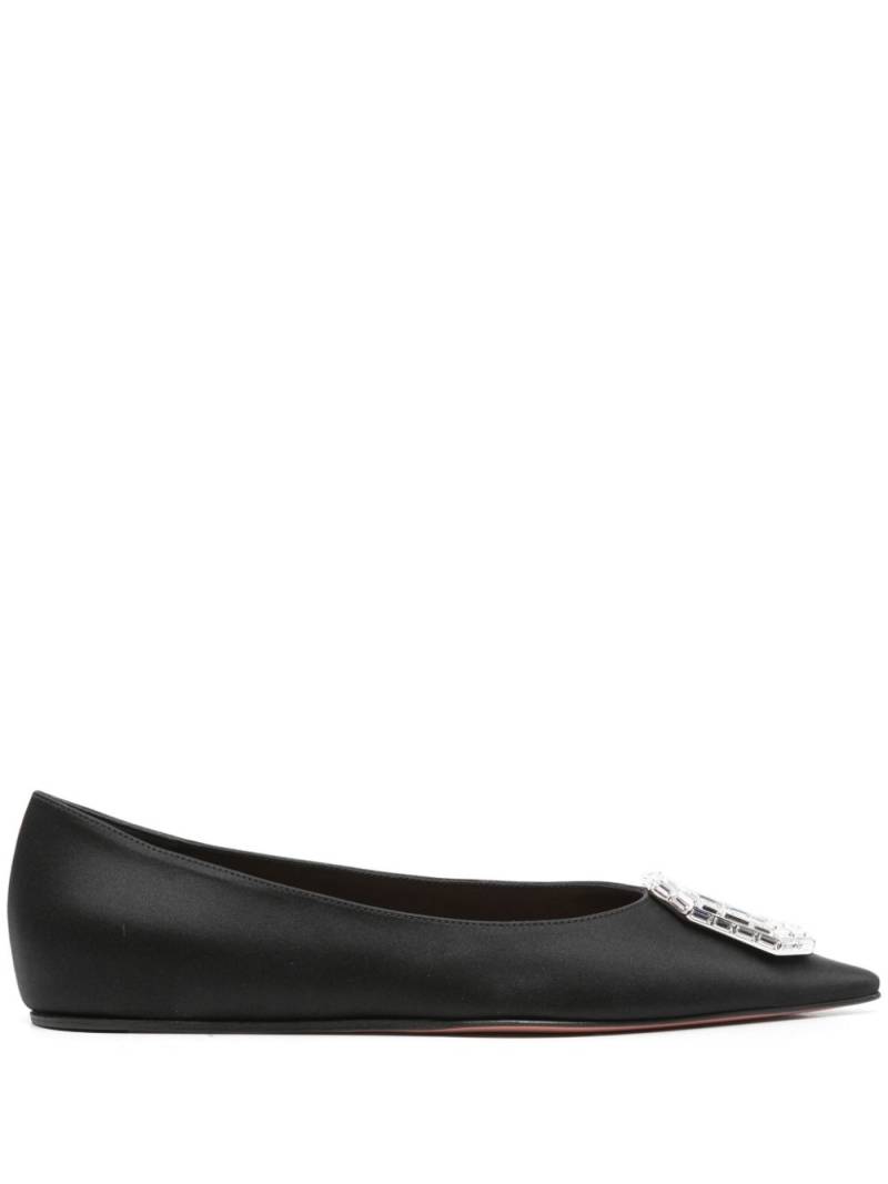 Amina Muaddi Camelia ballet flats - Black von Amina Muaddi