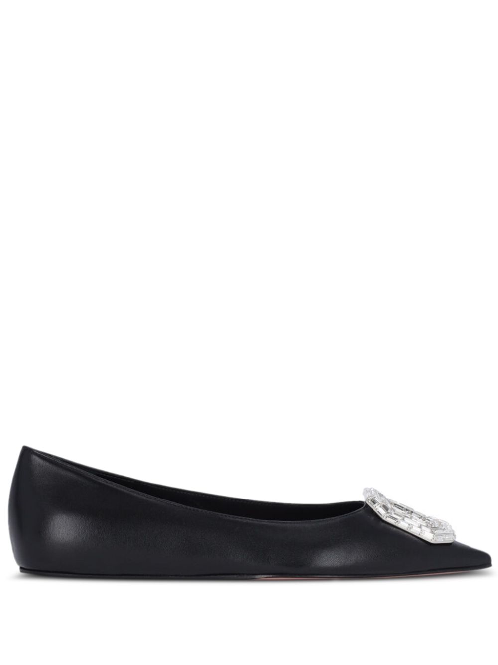 Amina Muaddi Camelia ballet flats - Black von Amina Muaddi