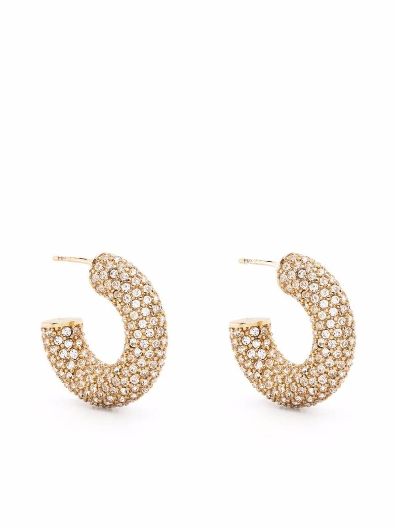 Amina Muaddi Cameron crystal-embellished earrings - Gold von Amina Muaddi