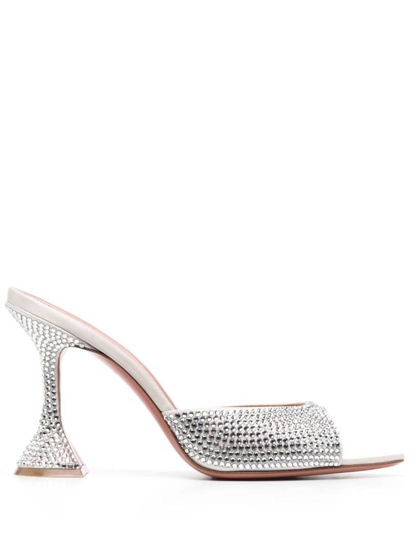 Amina Muaddi 105mm Caroline crystal-embellished sandals - Silver von Amina Muaddi