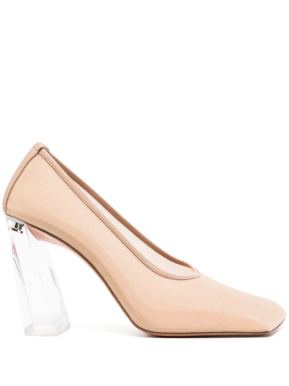 Amina Muaddi Charlotte 100mm pumps - Neutrals von Amina Muaddi