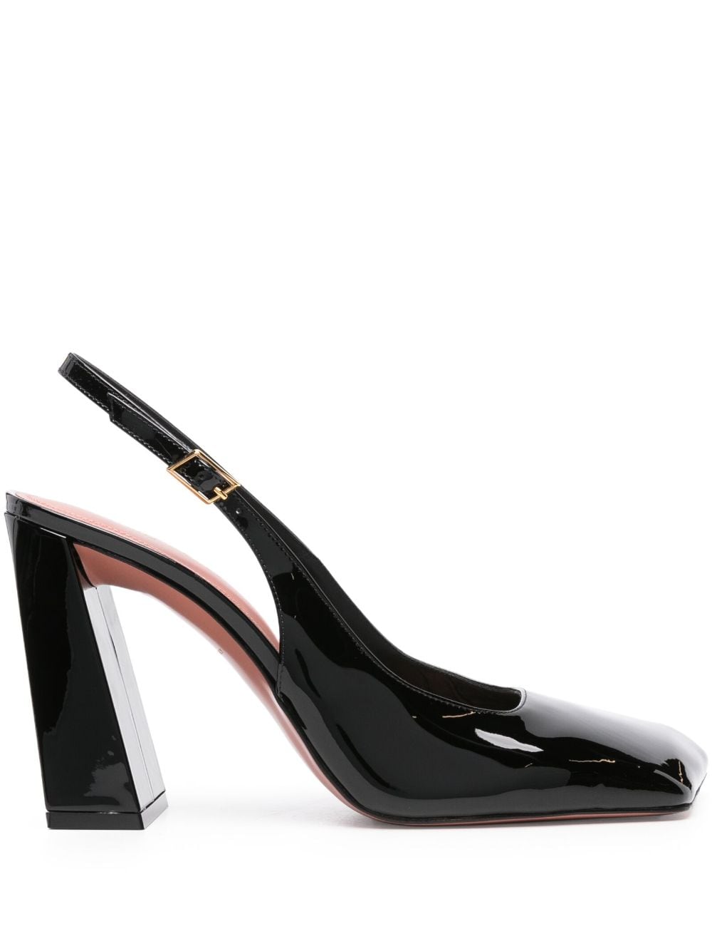 Amina Muaddi Charlotte 95mm slingback pumps - Black von Amina Muaddi