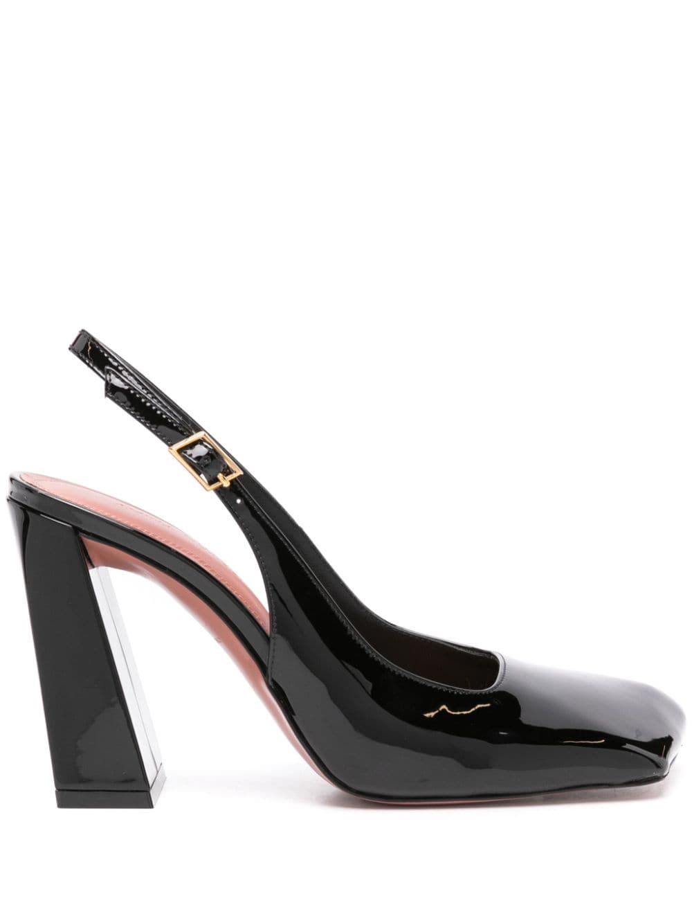 Amina Muaddi Charlotte 95mm slingback pumps - Black von Amina Muaddi