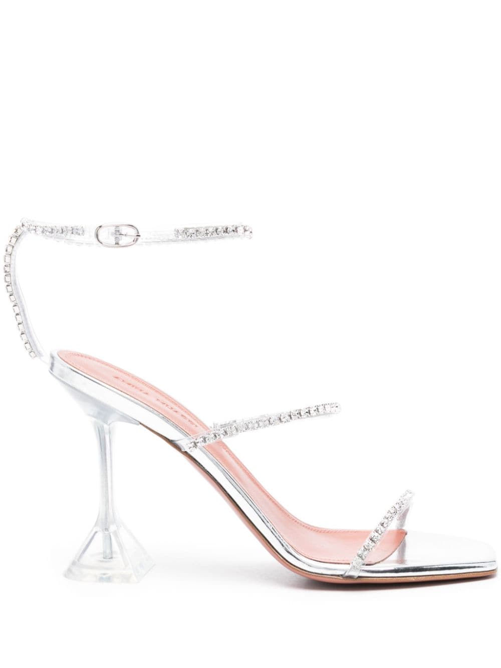 Amina Muaddi Gilda 95mm sandals - Neutrals von Amina Muaddi