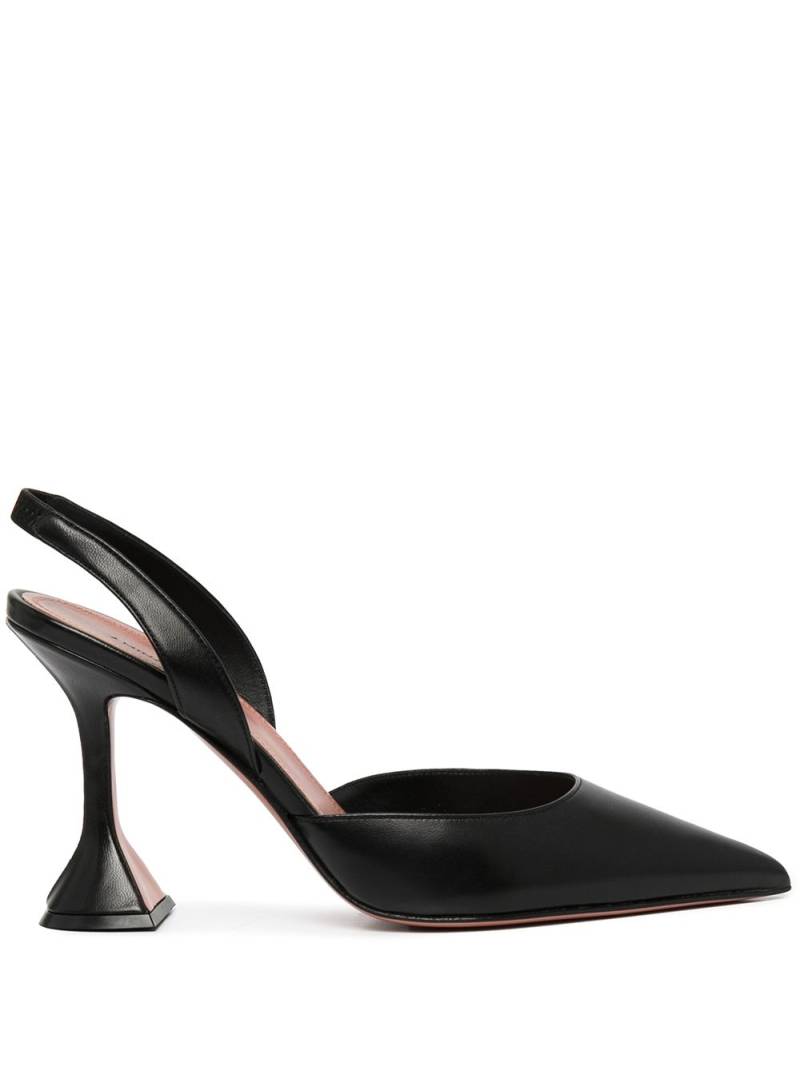 Amina Muaddi Holli 95mm slingback pumps - Black von Amina Muaddi