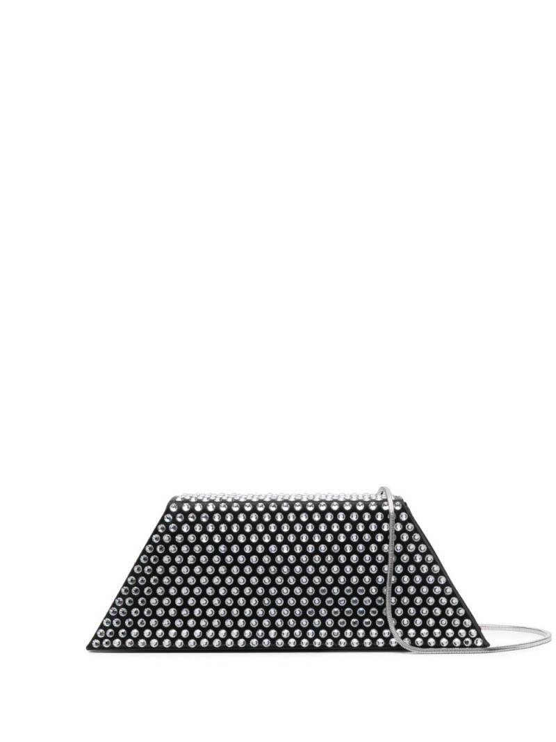 Amina Muaddi Superamini Yigit embellished clutch bag - Black von Amina Muaddi