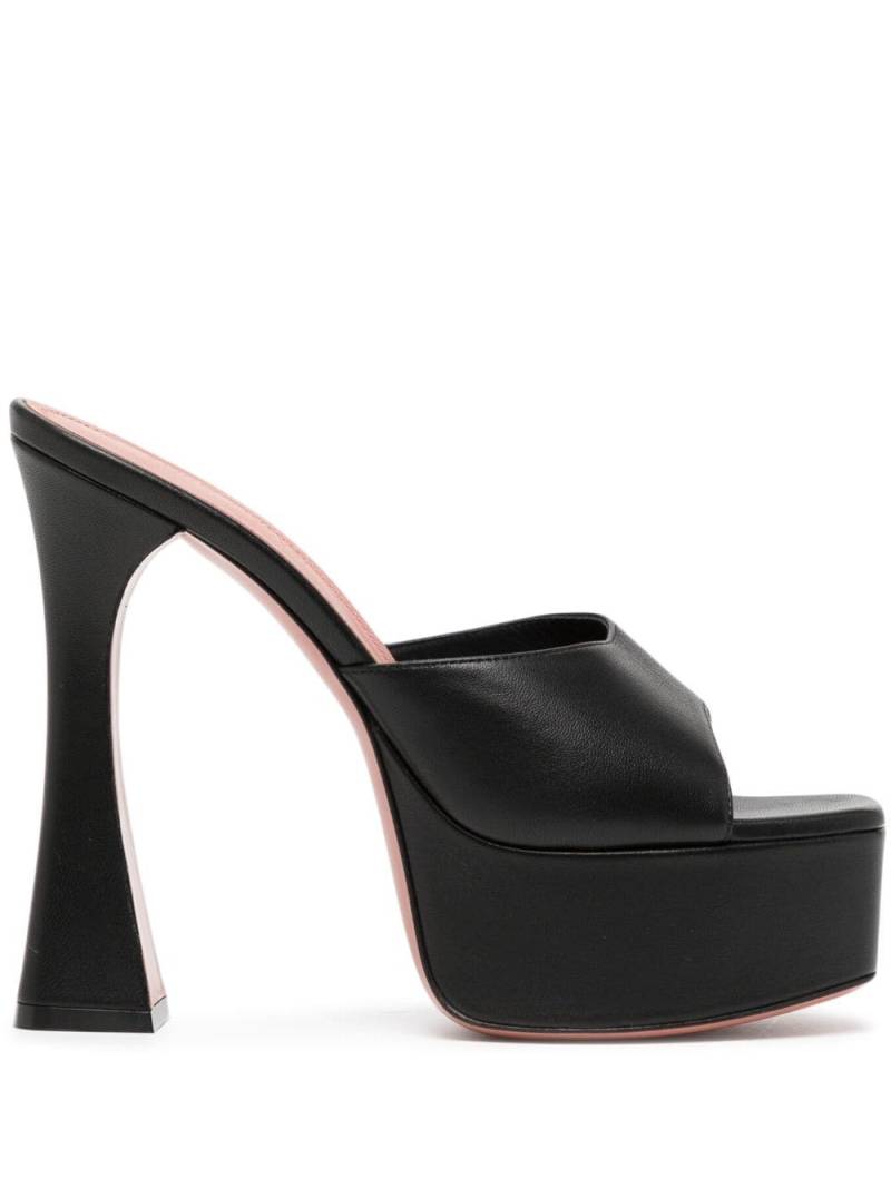 Amina Muaddi open-toe platform sandals - Black von Amina Muaddi