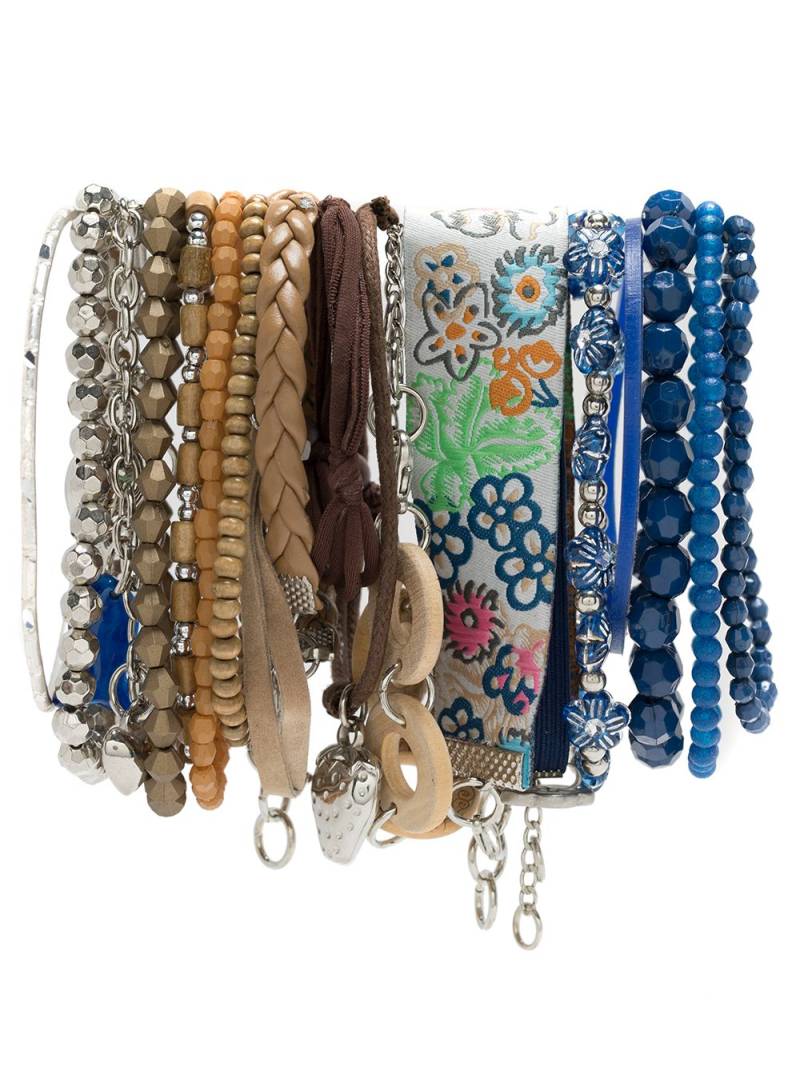 Amir Slama Charms bracelets set - Blue von Amir Slama