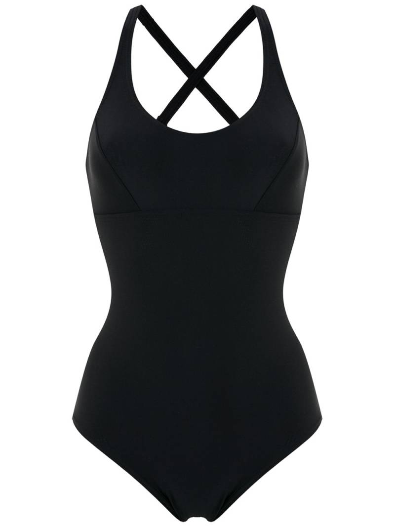 Amir Slama criss-cross swimsuit - Black von Amir Slama