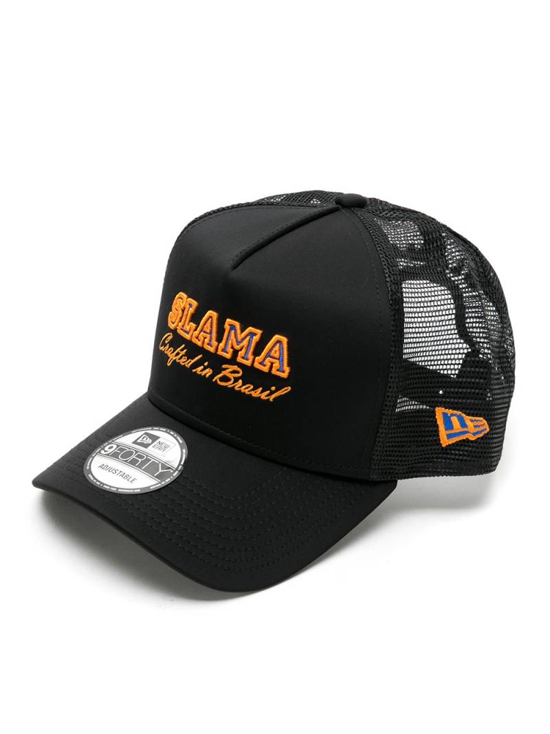 Amir Slama logo-embroidered baseball cap - Black von Amir Slama