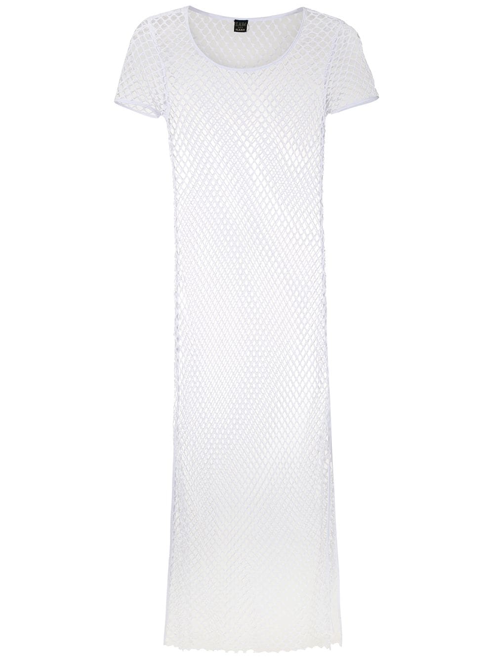 Amir Slama slits midi beach dress - White von Amir Slama