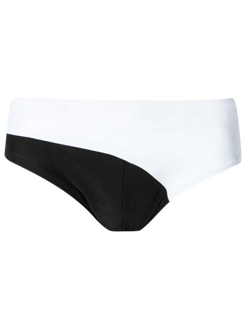 Amir Slama bicolor trunks - White von Amir Slama