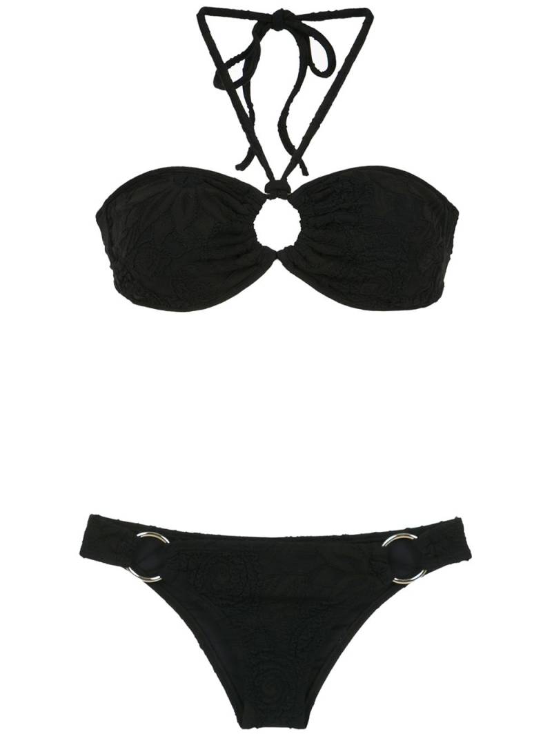 Amir Slama bikini set with cut details - Black von Amir Slama