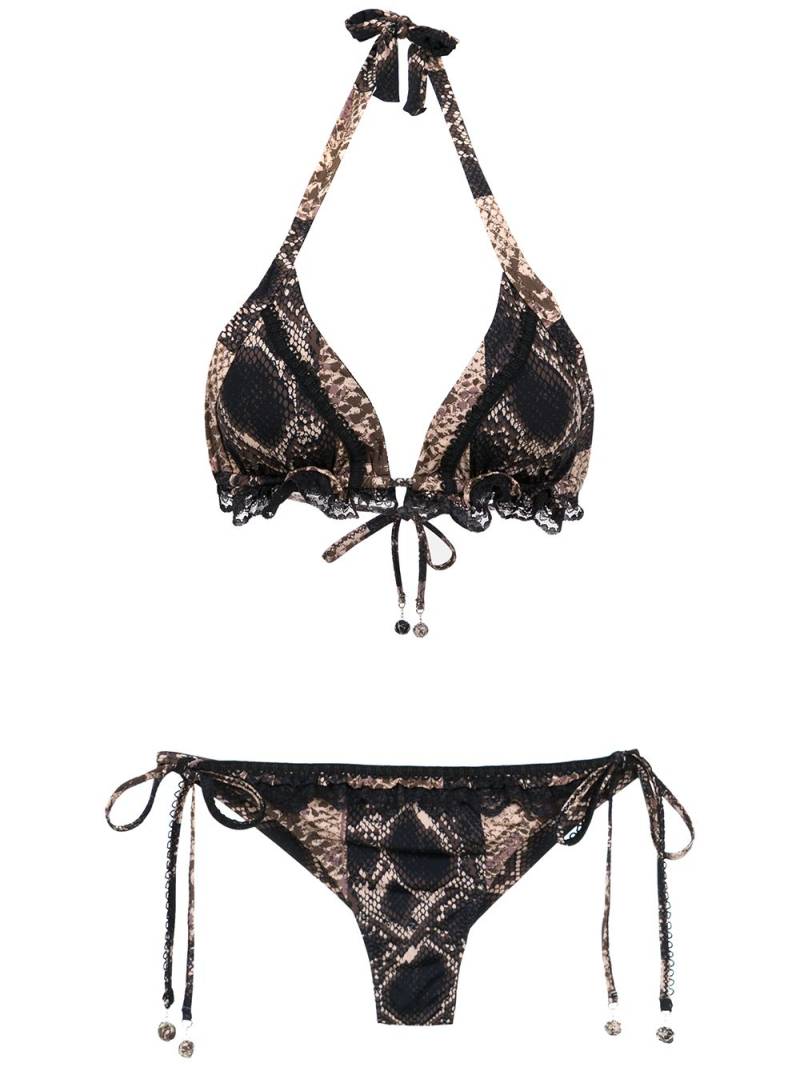 Amir Slama bikini with lace detail - Black von Amir Slama