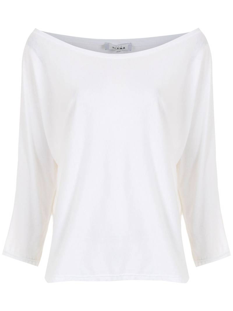 Amir Slama boat neck blouse - White von Amir Slama