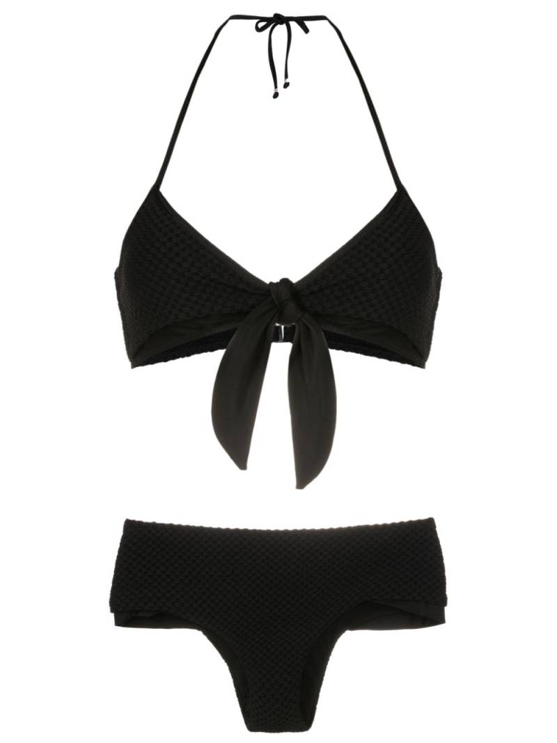 Amir Slama bow-embellished bikini - Black von Amir Slama