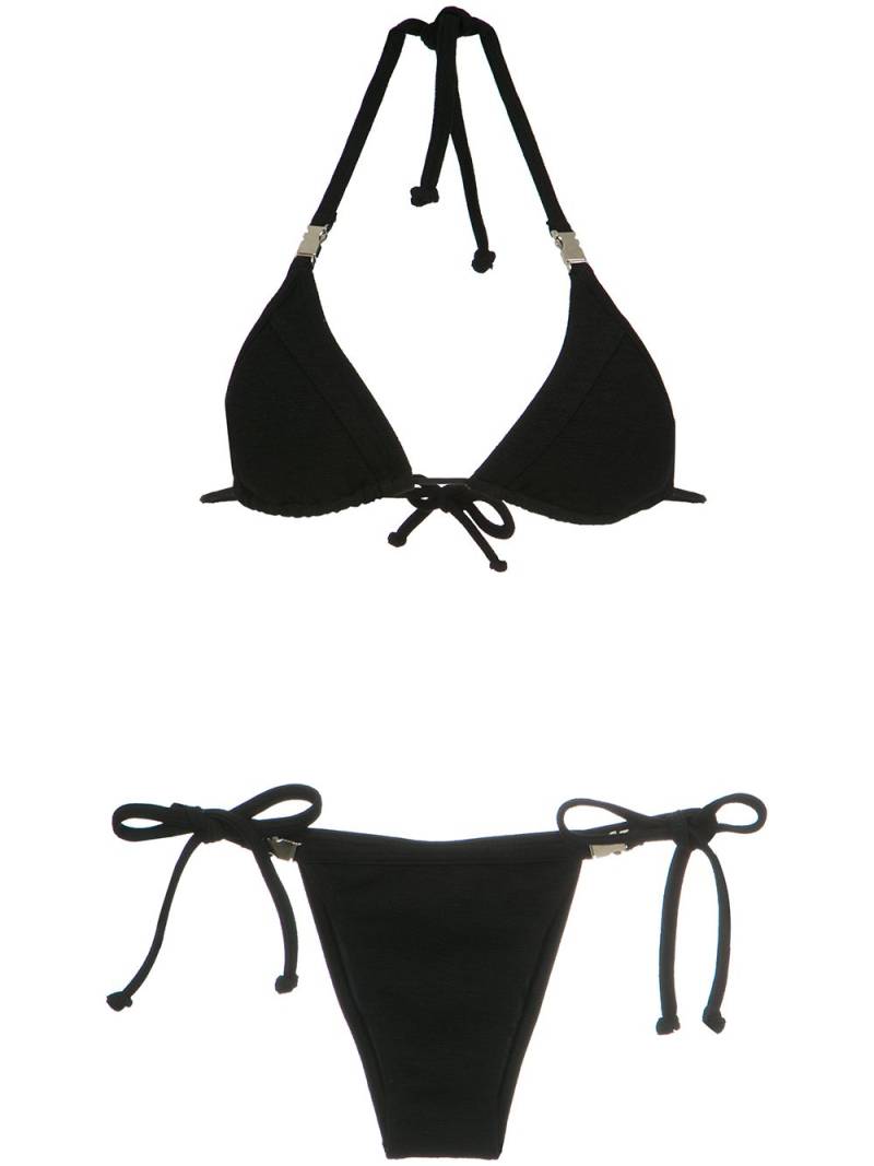 Amir Slama buckle bikini set - Black von Amir Slama