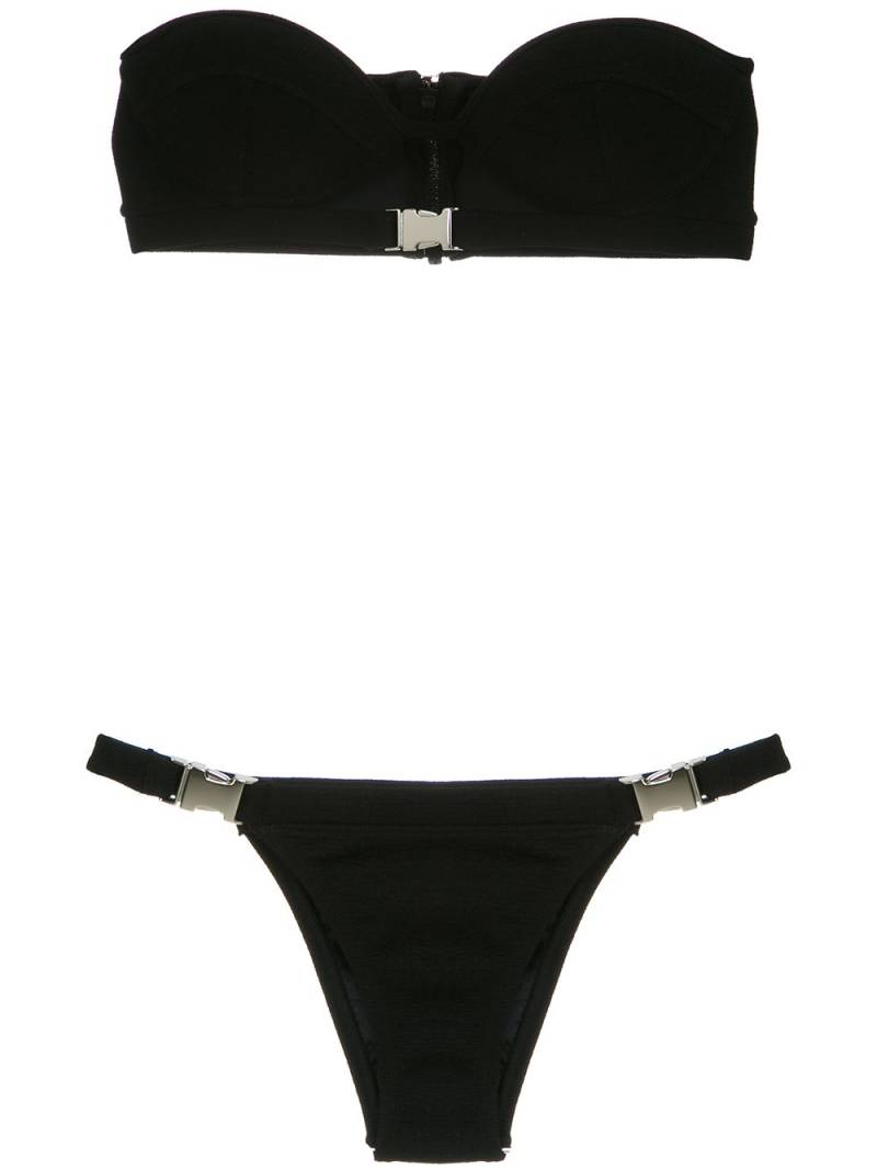 Amir Slama buckles bikini set - Black von Amir Slama