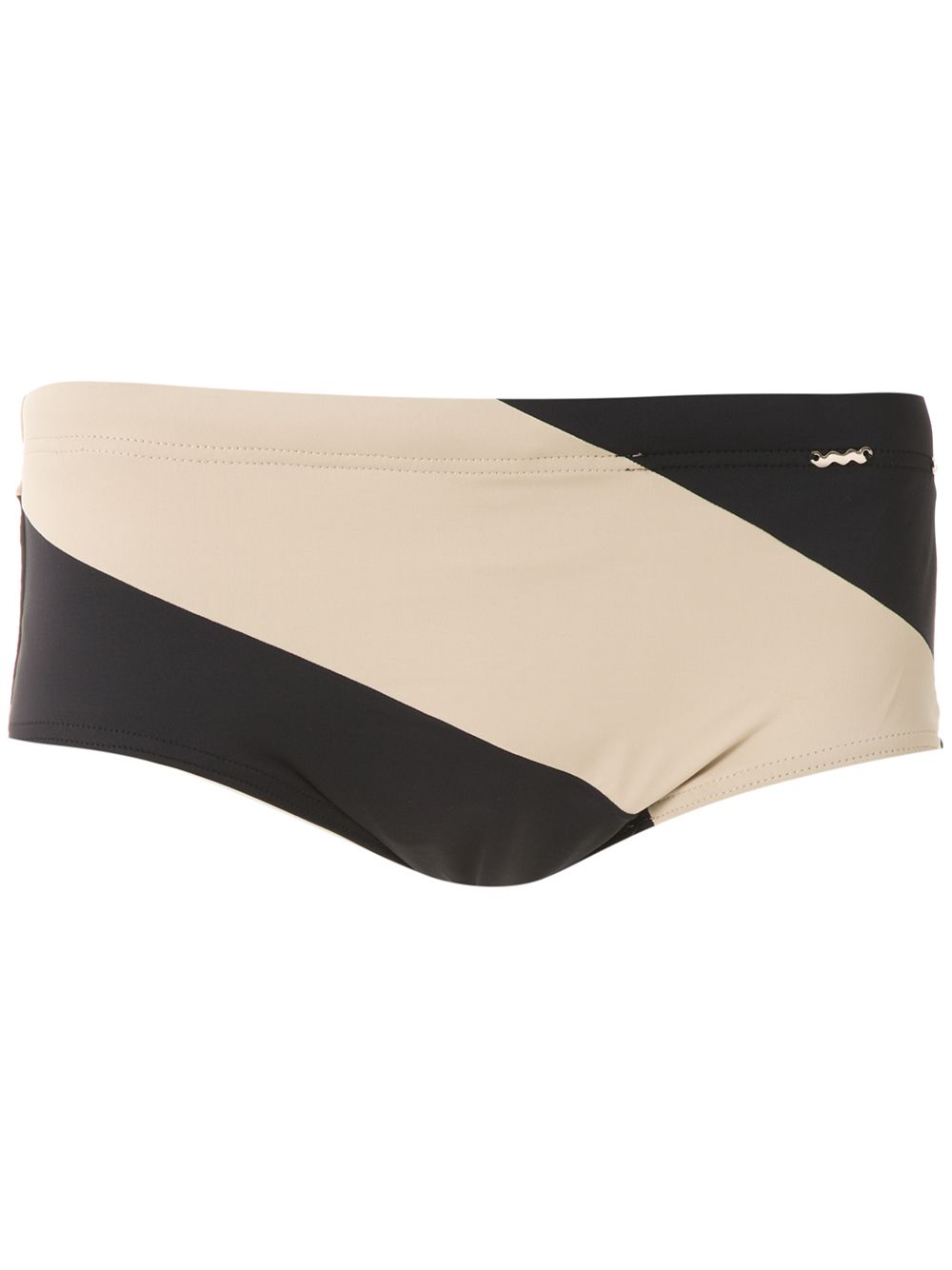 Amir Slama color block trunks - Black von Amir Slama