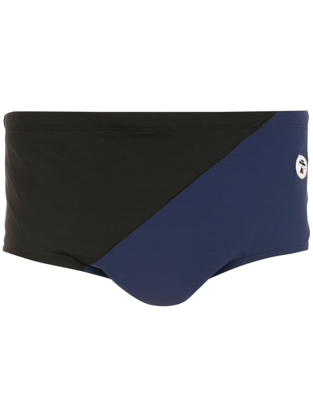 Amir Slama colourblock swimming trunks - Blue von Amir Slama