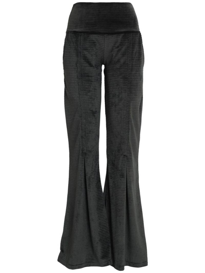 Amir Slama corduroy flared trousers - Black von Amir Slama