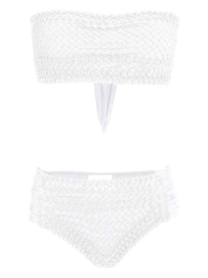 Amir Slama crochet bikini - White von Amir Slama