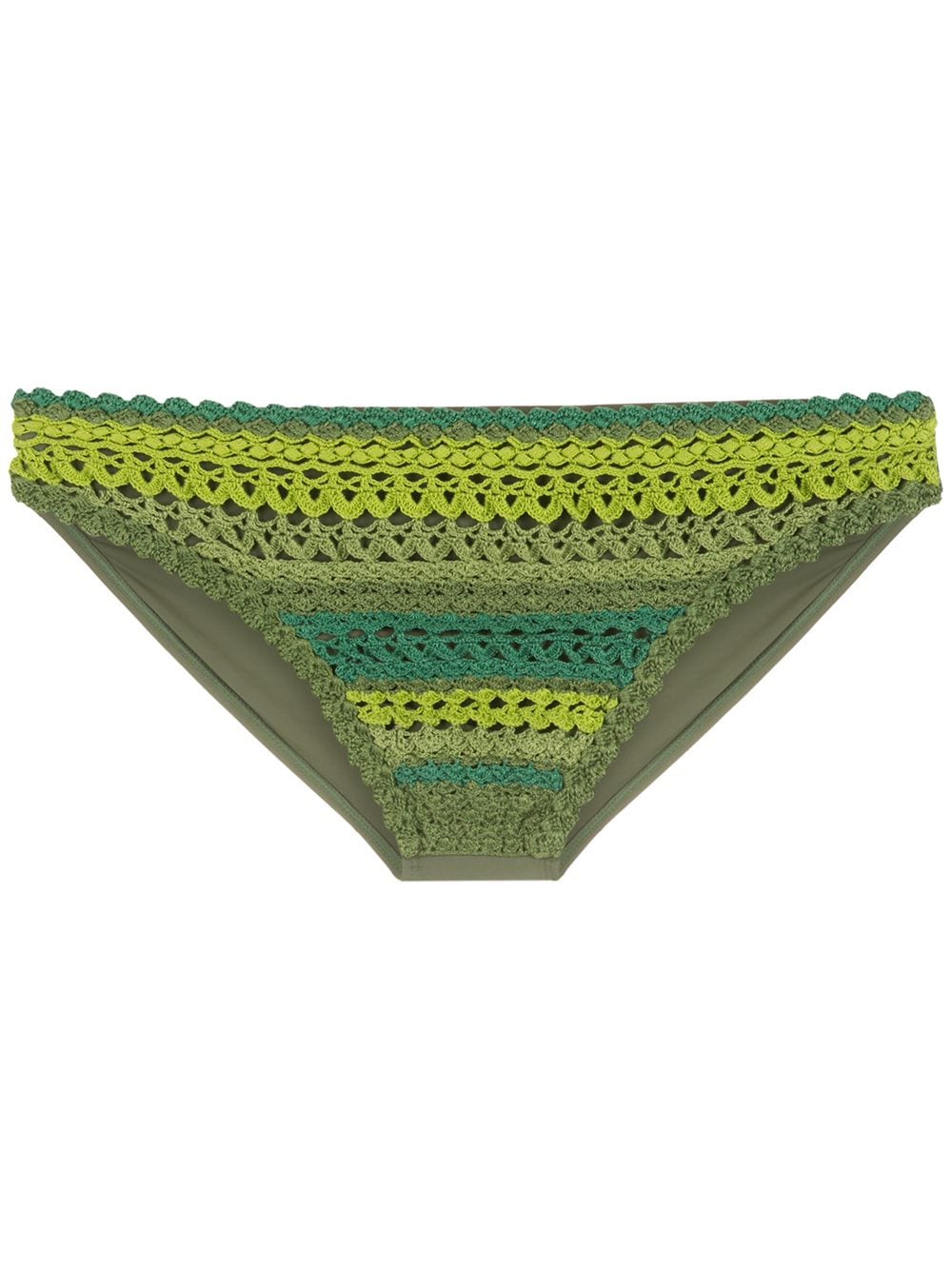 Amir Slama crochet swim briefs - Green von Amir Slama