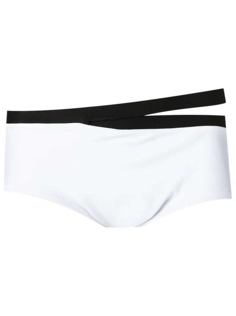 Amir Slama cut out detail trunks - White von Amir Slama