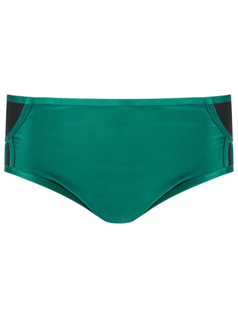 Amir Slama cut out trunks - Green von Amir Slama